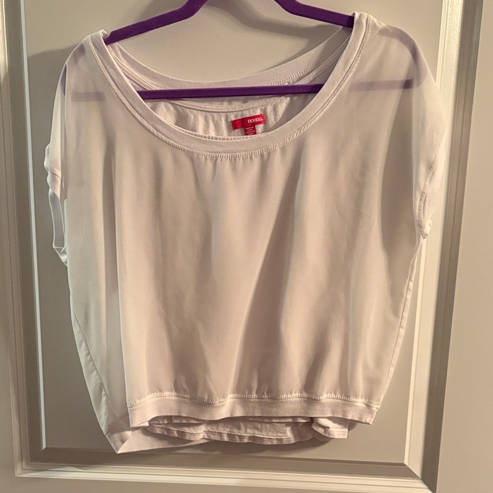 BONGO White Sheer Blouse